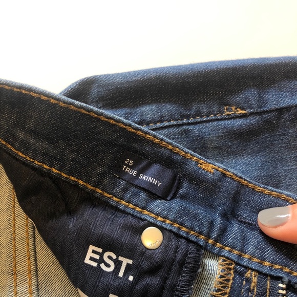 GAP true skinny jeans dark indigo - Picture 3 of 5